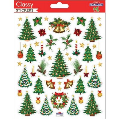 Global Gift Samolepky vánoční CLS 212022 526666 – Hledejceny.cz