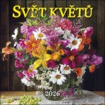 Svět květů nástěnný 33 x 33 cm 2026 – Sleviste.cz
