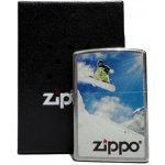 Zippo chrom gebürstet color "Snowboarder 2 – Hledejceny.cz