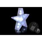 Nexos 29216 Vánoční dekorace Světelná hvězda 20 LED 35 cm – Hledejceny.cz