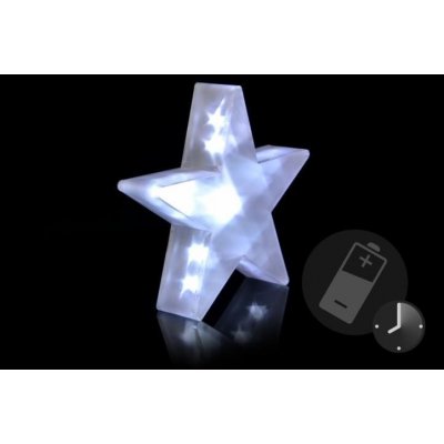 Nexos 29216 Vánoční dekorace Světelná hvězda 20 LED 35 cm – Hledejceny.cz