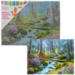 Diamantové malování - Lesní potůček 30 x 40 cm – Zboží Dáma