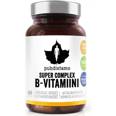 Puhdistamo Super Vitamin B Complex 60 kapslí – Zboží Mobilmania