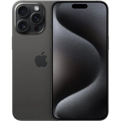 Apple iPhone 15 Pro Max 256GB Black Titanium – Zboží Živě