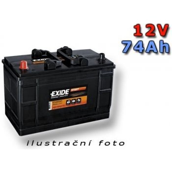 Batterie Exide Start 74AH - EN750 -  - Dingue d'eau