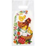 Velikonoční taška 20 × 40 cm bílá - Slepice – Hledejceny.cz