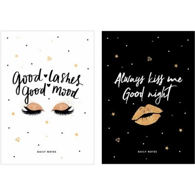 Shkolyaryk Sešit Muse Good Wishes A5 tečkovaný 48 listů – Sleviste.cz