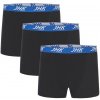 Boxerky, trenky, slipy, tanga Jhk pánské krátké boxerky 3 kusy JHK900 Black