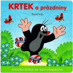 Krtek a prázdniny Omalovánka se samolepkami s háčkem na zavěšení