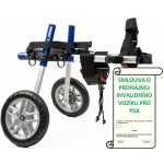 Ortocanis Nastavitelný invalidní vozík pro psy PRONÁJEM 35 kg a více 35 cm 45 cm – Zboží Mobilmania