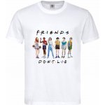 tričko Stranger Things Friends Dont Lie Bílá – Zboží Dáma