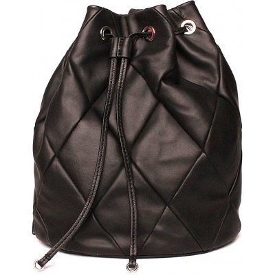 Gianni Conti dámský luxusní kožený batoh kabelka na rameno 318 černý – Zboží Mobilmania