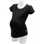 Těhotenské tričko New Baby černá – Sleviste.cz