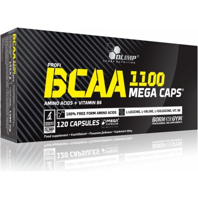 Olimp Sport Nutrition BCAA Mega Caps 1100 120 kapslí – Zbozi.Blesk.cz