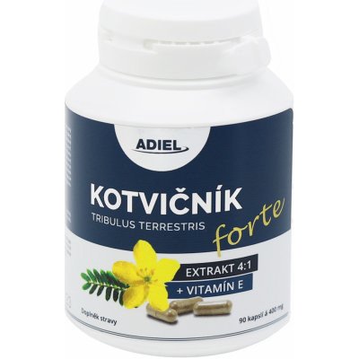 Adiel Kotvičník zemní FORTE s vitamínem E 90 pilulek