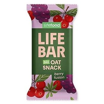 Lifefood Lifebar Oat Snack ovocný BIO 40 g