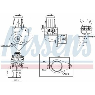AGR-Ventil NISSENS 98405 – Hledejceny.cz