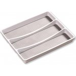 KESPER Příborník 3 přihrádky, 40,5 x 32,5 x 4,5 cm, plast, bílá KESPER 30094 – Zboží Dáma