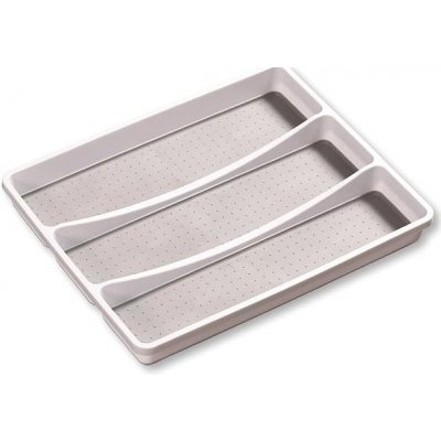 KESPER Příborník 3 přihrádky, 40,5 x 32,5 x 4,5 cm, plast, bílá KESPER 30094 – Zboží Dáma