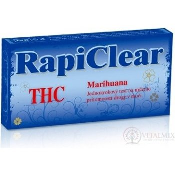 RapiClear THC Marihuana IVD test drogový na automatická diagnóza 1 ks