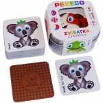 Pexeso Zvířátka 64 karet v plechové krabičce – Zboží Živě