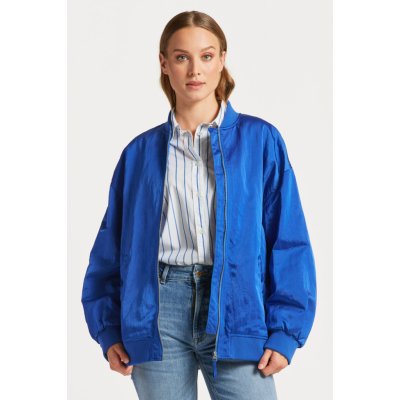 Gant Satin Bomber modrá