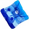Polstr, sedák a poduška Numberoplus Soft modrý / kruhy 40 x 40 x 7 cm