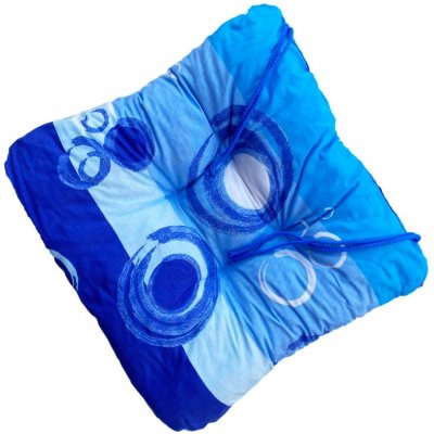 Numberoplus Soft modrý / kruhy 40 x 40 x 7 cm