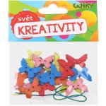 Kreativní set dřevěný s provázkem motýlci – Zboží Dáma