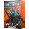 Příslušenství ke společenským hrám GW Warhammer Kill Team Nemesis Claw Datacards