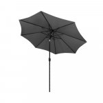 SPRINGOS SUNNY GU00200-XG Zahradní slunečník 290 cm, tmavě šedý – Hledejceny.cz