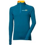 Progress TOREZ ZIP MERINO funkční mikina s krátkým zipem petrolejová – Zboží Mobilmania
