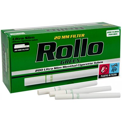 Rollo Green dutinky ultra slim mentolové 200 Ø 6,5 mm – Hledejceny.cz