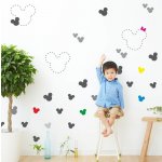 NSPIO Šablona Dětská šablona na malování - Mickey rozmery 120x90 cm