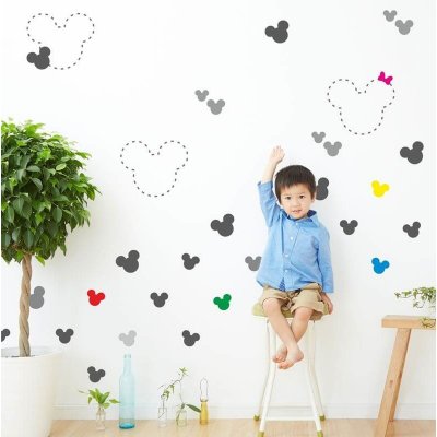NSPIO Šablona Dětská šablona na malování - Mickey rozmery 120x90 cm – Zboží Mobilmania