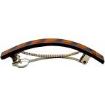 Francouzská spona do vlasů hnědá 0017 – Zboží Dáma