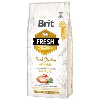 Brit Fresh Chicken with Potato Adult Great Life 2,5 kg