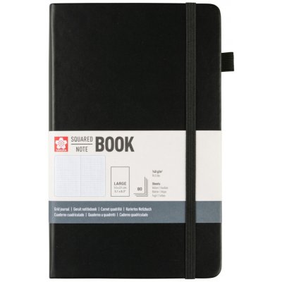 Sakura Krémově bílý skicák čtverečkovaný Black 13x21cm 140g – Hledejceny.cz