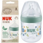 Nuk láhev kojenecká For Nature s kontrolou teploty zelená 150 ml – Zboží Dáma