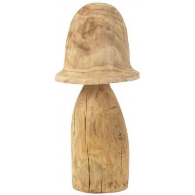 Přírodní dřevěná dekorace houba Mushroom XL - Ø 35*70 cm - J-Line by Jolipa – Hledejceny.cz
