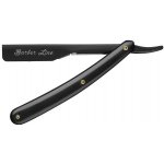 Barber Line Black Razor Plastic Handle 06435 břitva na vyměnitelné žiletky, poloviční čepel – Zboží Mobilmania