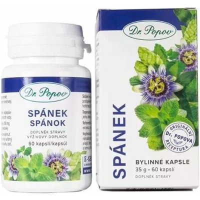 Dr. Popov Bylinné kapsle Spánek 60 kapslí – Hledejceny.cz