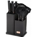 Klausberg Sada kuchyňských nožů v bloku kuchyňské náčiní deska 12 ks 7835 – Zboží Dáma