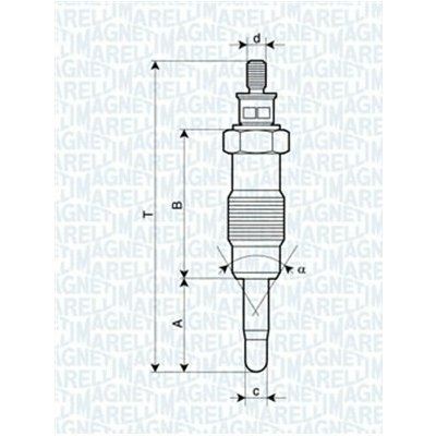 MAGNETI MARELLI Žhavicí svíčka 062580704304 – Hledejceny.cz