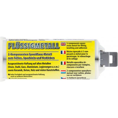 PETEC 97355 Flüssigmetal Dvoukomponentní lepicí tmel 50g – Hledejceny.cz