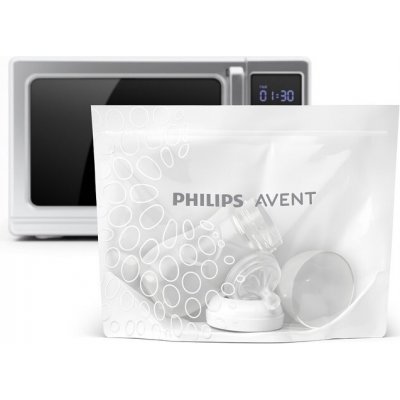 Philips Avent Steriliser bags SCF297 05 sterilizační sáčky do mikrovlnné trouby 5 ks – Zboží Dáma