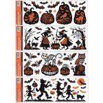 Anděl Přerov s.r.o Okenní fólie s glitry Halloween 59x21 cm – Zboží Dáma