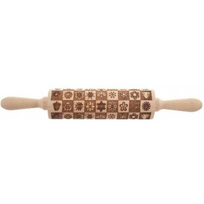 Váleček dřevo Dekor d. 20/38 cm Motiv – Hledejceny.cz