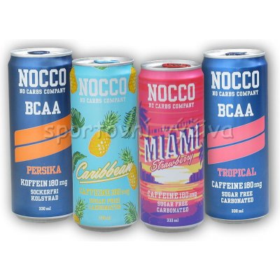 Nocco BCAA + Caffeine 180 330 ml – Hledejceny.cz