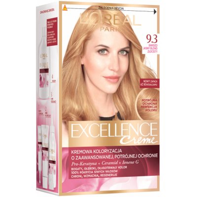 L'Oréal Excellence Creme 9.3 Blond velmi světlá zlatá – Zboží Mobilmania
